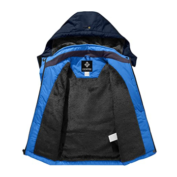 GEMYSE Boy's Waterproof Ski Snow Jacket for Winter Fun