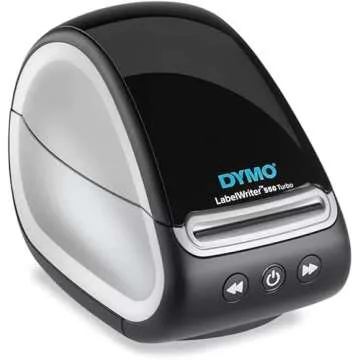 DYMO LabelWriter 550 Direct Thermal Label Printer with USB Connectivity, Black Monochrome Barcode Label Maker - 62 Labels Per Minute, Auto Label Recognition