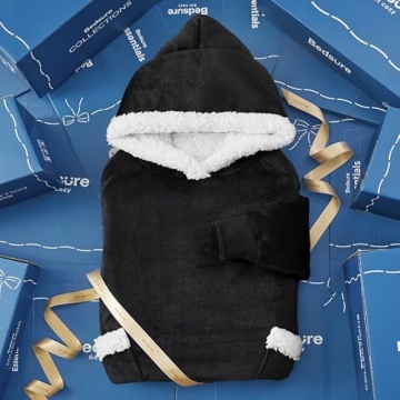 Stay Warm in Style with Bedsure Wearable Blanket Hoodie
