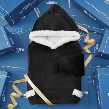 Stay Warm in Style with Bedsure Wearable Blanket Hoodie