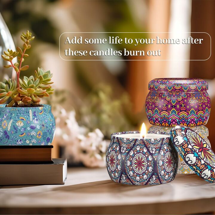 Scented Candle Gift Set - 4 Pack for All Occasions