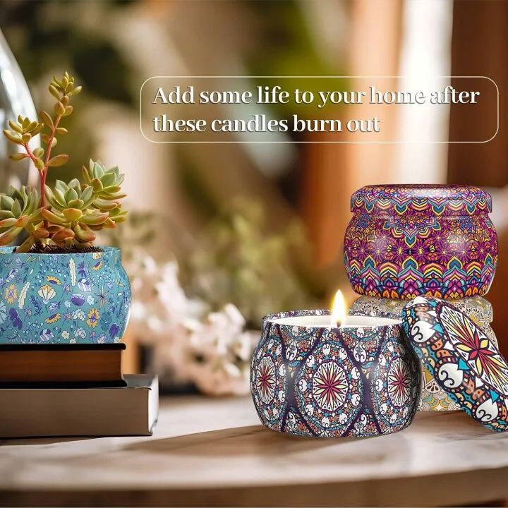 Scented Candle Gift Set - 4 Pack for All Occasions