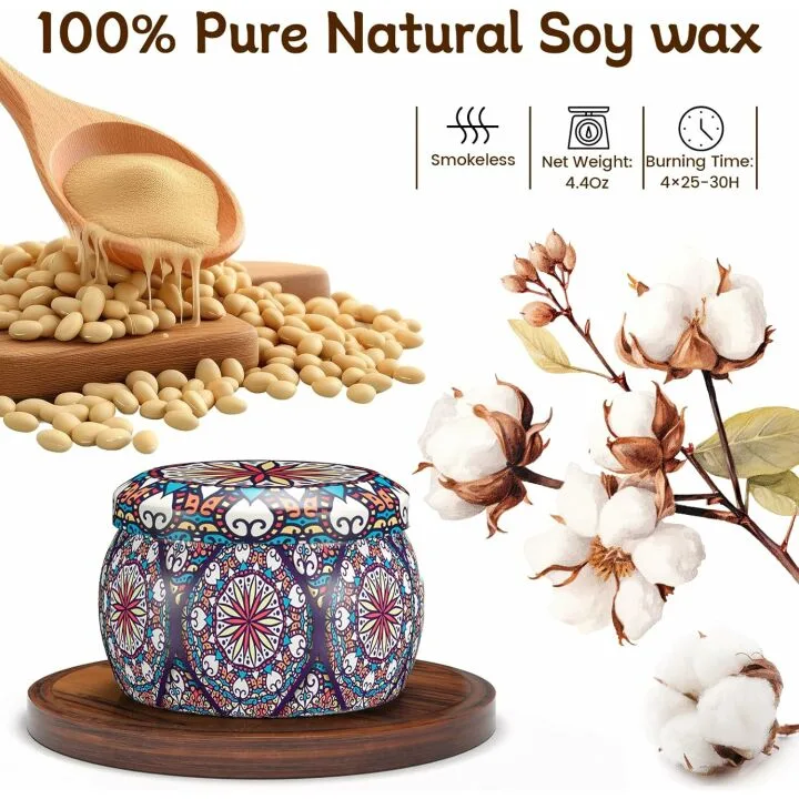 Scented Candle Gift Set - 4 Pack for All Occasions