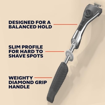 Dollar Shave Club | Ultimate Shave Set | 4 Swift Rinse Refill Cartridges, 1 Handle, 1 Prep Scrub 3 ounce, 1 Shave Cream 6 ounce, 1 Post Shave Dew 3.4 ounce