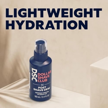 Dollar Shave Club | Ultimate Shave Set | 4 Swift Rinse Refill Cartridges, 1 Handle, 1 Prep Scrub 3 ounce, 1 Shave Cream 6 ounce, 1 Post Shave Dew 3.4 ounce