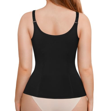 LODAY Waist Trainer Corset for Women Tummy Control Shaper Black