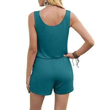 Stylish DouBCQ Women’s Summer Jumpsuit with Pockets