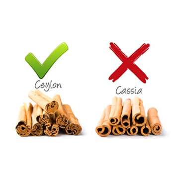 Ceylon Cinnamon Powder (1LB) | 100% CERTIFIED Organic | Freshly Ground Premium Sri Lanka Cinnamon Fo...