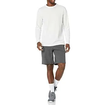 Amazon Essentials Long Sleeve Shirt for Men, Performance Tech, X-Small, White