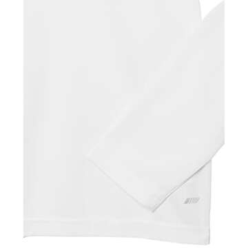 Amazon Essentials Long Sleeve Shirt for Men, Performance Tech, X-Small, White