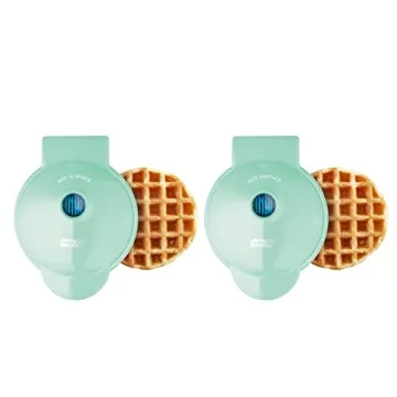 DASH Mini Waffle Maker 2 Pack for Perfect Waffles