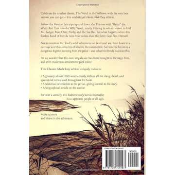 The Wind in the Willows (Classics Made Easy): Unabridged, with Comprehensive Glossary, Biographical ...