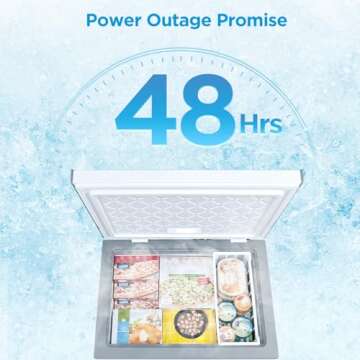 Midea 7.0 Cu. Ft. Chest Freezer - Convertible & Efficient