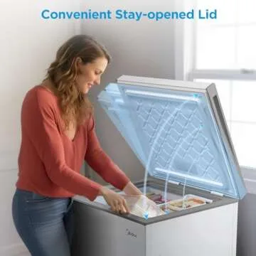 Midea 7.0 Cu. Ft. Chest Freezer - Convertible & Efficient