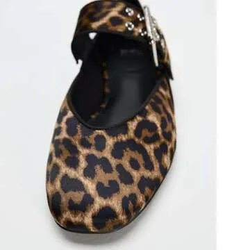 ATBELL Leopard Ballet Flats - Trendy Comfort for Women
