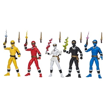 Power Rangers Lightning Collection 5-Pack Alien Rangers of Aquitar 6-inch Action Figures, Toys Kids ...