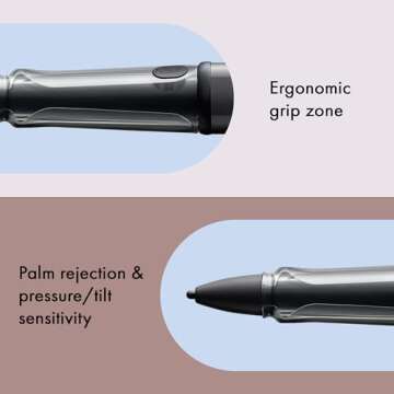 LAMY AL-Star EMR Black (PC/EL tip) - Stylus Pen for Many Android Devices - Touchscreen Pen with Ergonomic Grip - Precise Writing & Drawing on Digital Media - with Function Button