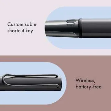 LAMY AL-Star EMR Black (PC/EL tip) - Stylus Pen for Many Android Devices - Touchscreen Pen with Ergonomic Grip - Precise Writing & Drawing on Digital Media - with Function Button