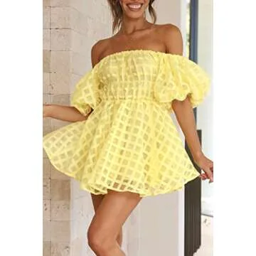 PRETTYGARDEN Women's Casual A Line Babydoll Dress