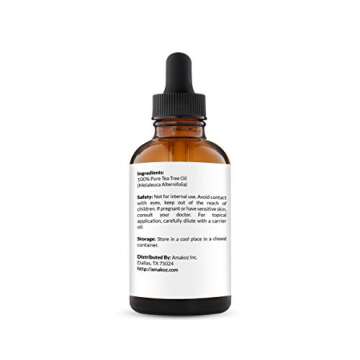 NaturoBliss 100% Pure, Tea Tree Essential Oil - (4 Fl Oz / 120 ml) -Undiluted, Therapeutic Grade - Perfect for Aromatherapy and Relaxation