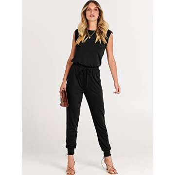ANRABESS Women’s Summer Casual Jumpsuit - Trendy Outfit