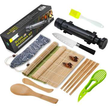 FUNGYAND All-in-One Sushi Making Kit with Utensils