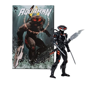 McFarlane Toys DC Direct Page Punchers Black Manta 7in Action Figure with Aquaman Comic
