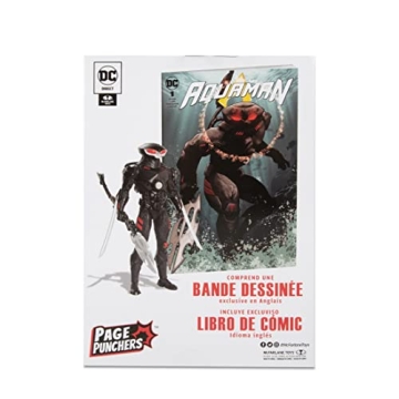 Black Manta 7in Action Figure with Comic by McFarlane Toys