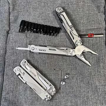 Maerd P6 P11 Multitool Accessory Tools Set, Screwdriver Magnetic Extender Accessory bits with Hardness Tungsten steel Wire Cut Blade Replaceable, ONLY FOR MAERD P6 P11 MULTI-TOOLS (Accessory set)