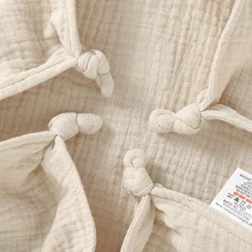 okdiy Organic Cotton Bunny Lovey for Toddlers