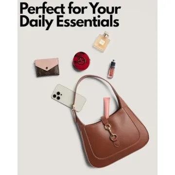 Stylish Vegan Leather Shoulder Bag - Chic Hobo Design