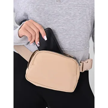 Belt Bag for Women Mini Fanny Pack Waterproof Style