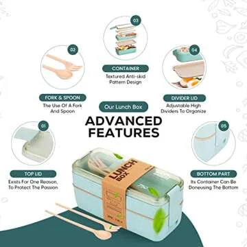 TARLINI HOME Bento Box 30oz - Stylish Meal Prep Solution