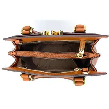 Stylish Michael Kors Mott Leather Crossbody Messenger