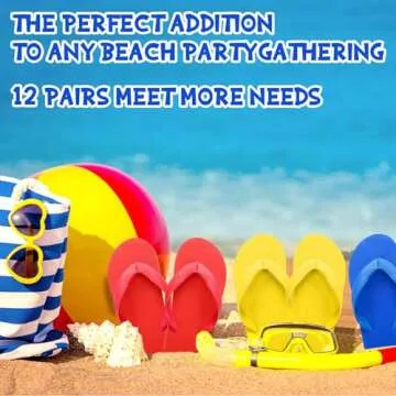 Halfchet Bulk Kids' Flip Flops - Stylish & Non-Slip