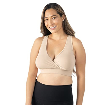 Comfortable French Terry Nursing Bra for Moms