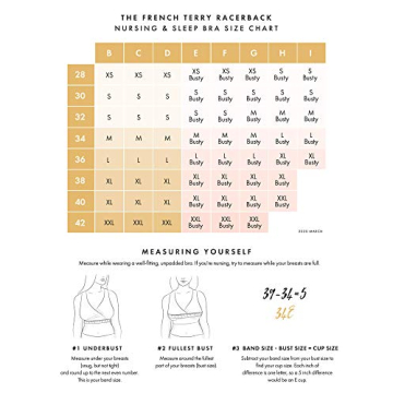 Comfortable French Terry Nursing Bra for Moms