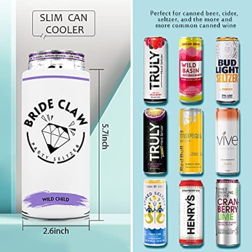 P.LOTOR Slim Can Cooler Sleeves - Perfect Party Favors