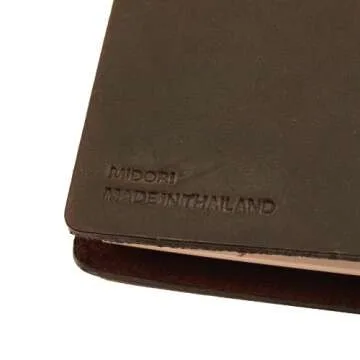 Midori Traveler's Notebook Journal Passport Size - Brown