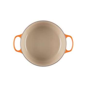 Le Creuset Enameled Cast Iron Signature Round Dutch Oven, 7.25 qt., Flame
