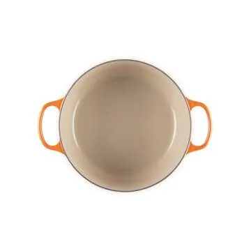 Le Creuset Enameled Cast Iron Signature Round Dutch Oven, 7.25 qt., Flame