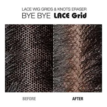 STUDIO LIMITED Lace Wig Grids and Knots Eraser Silicone Melting Tape, Bye Bye Lace Grid HD Natural Hide Cover Skinlike Durable Breathable Reusable Ultra-Thin Non-Slip Tape (Clear)