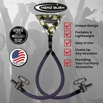 Buy Head Rush Pink Double Header Beer Bong for Parties