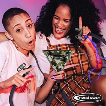 Buy Head Rush Pink Double Header Beer Bong for Parties