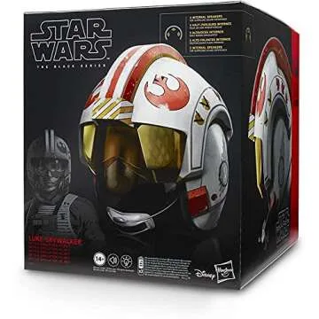 STAR WARS The Black Series Luke Skywalker Battle Simulation Helmet Premium Electronic Roleplay Colle...