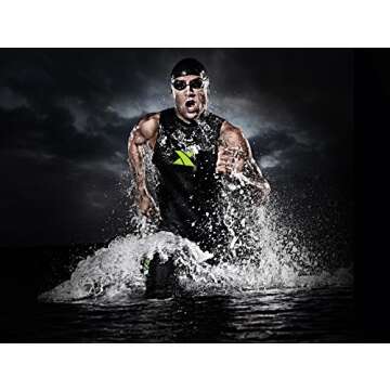 Xterra Wetsuits - Men's Volt Triathlon Wetsuit - Sleeveless Neoprene Wet Suit (3mm Thickness) (Medium/Large) | Designed for Open Water Swimming - Ironman & USAT Approved