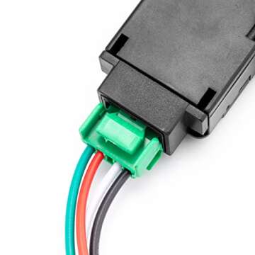 WeiSen Push Button with Rear Lights Symbol Blue Backlight ON-Off Switch with Connector Wire Kit Compatible with Toyota Tacoma Tundra 4Runner etc