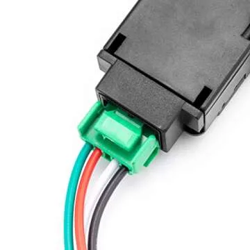 WeiSen Push Button with Rear Lights Symbol Blue Backlight ON-Off Switch with Connector Wire Kit Compatible with Toyota Tacoma Tundra 4Runner etc