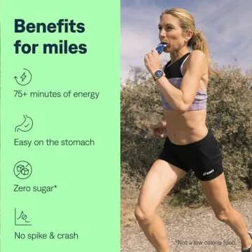 UCAN Edge Energy Gel Shots, Strawberry Banana (12, 2 Ounce Packets) for Running, Training, Workouts, Fitness, Cycling, Crossfit | Sugar-Free, Vegan, & Keto Friendly Energy