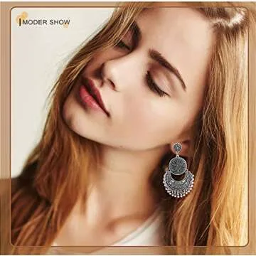 Florideco 6 Pairs Vintage Bohemian Dangle Earrings for Women